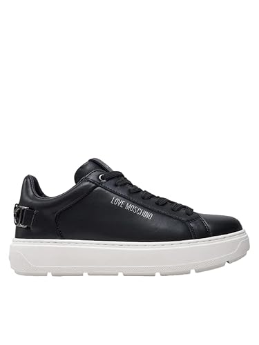 Love Moschino, Sneaker Donna, Nero, 37 Eu