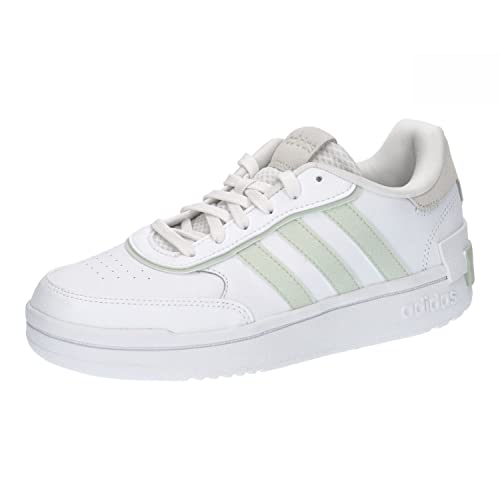 Adidas Postmove Se Shoes, Scarpe Da Basket Donna, Cloud White/Linen Green/Cloud White, 36 2/3 Eu