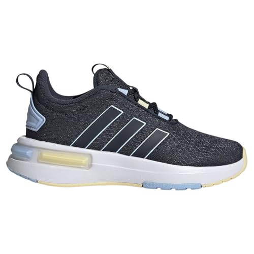 Adidas Racer Tr23 Shoes Kids, Scarpe Da Corsa Unisex-Adulto, Aurora Ink/Glow Blue/Almost Yellow, 35 Eu