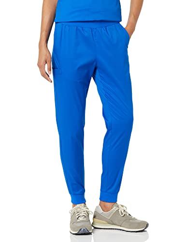 Amazon Essentials Pantaloni Jogger Ospedalieri Aderenti (Disponibili In Taglie Forti) Donna, Blu, 4Xl Plus