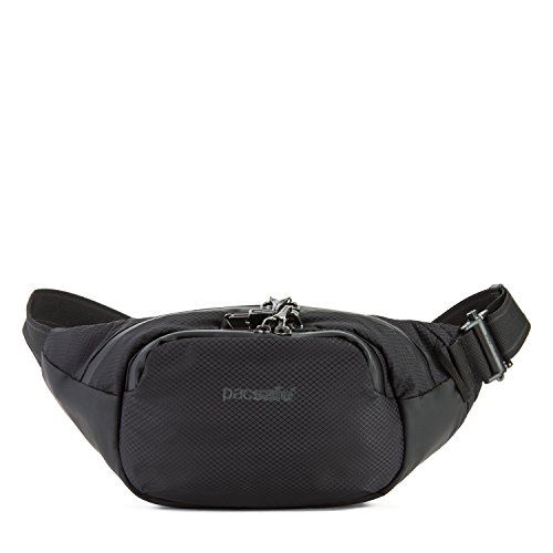 Pacsafe Marsupio Antifurto Venturesafe X Waistpack, Zaino Antifurto, Marsupio - Nero/Nero
