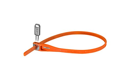 Hiplok Z Lok, Fascetta Di Sicurezza Multiuso, Unisex, Orange, Circonferenza Di Chiusura 40 Cm