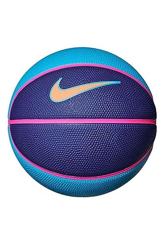 Nike Unisex - Adulto Swoosh Skills Pallacanestro Laser Blue/Deep Royal Blue/Hyper Rosa/Arancione Trance, 3