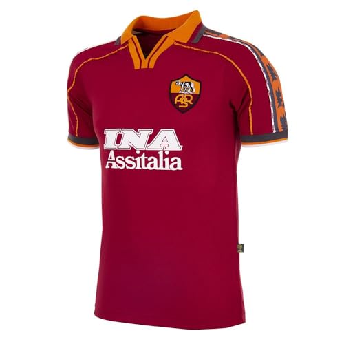 As Roma Roma, Maglia Calcio Storica Uomo, Rosso, M
