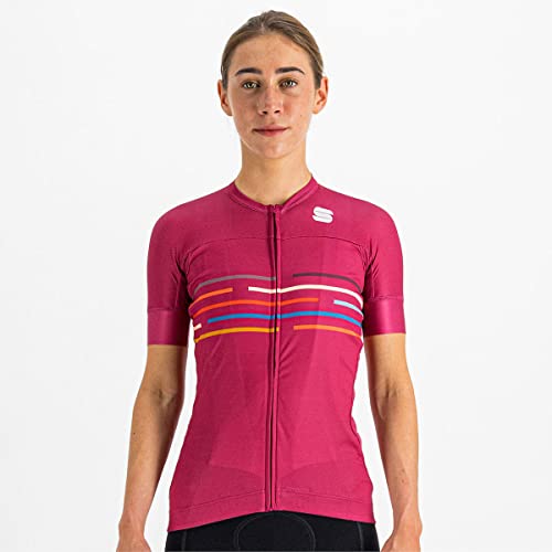 Sportful Vélodrome W Ss Jrs, Maglia Lunga Donna, Cyclamen