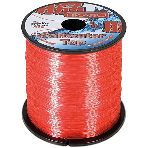 Lineaeffe Filo Da Pesca Hikaru Saltwater Top 0.40 Mm 750 M In Nylon Ideale Per Lo Spinning Surfcasting Carpfishing Trota Lago Resistente Al Nodo Con P