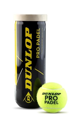 Dunlop Pro Padel - Palline Da Padel Per Competizioni E Tornei (Lattina 1X3)
