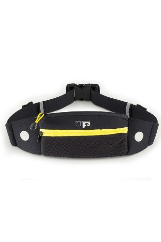 Ultimate Performance – Marsupio Per Jogging, Unisex Adulto, Titan, Black/Yellow, Taglia Unica
