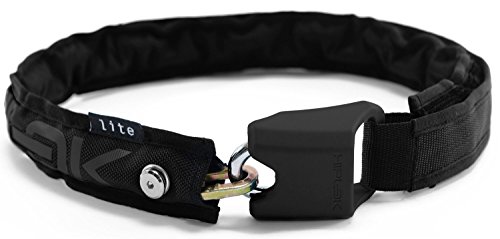 Hiplok Lite, Lucchetto A Catena, Unisex, All Black, Circonferenza Di Chiusura 75 Cm