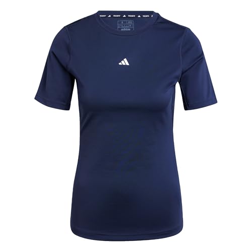 Adidas Donna Techfit Training T-Shirt, Legend Ink, M