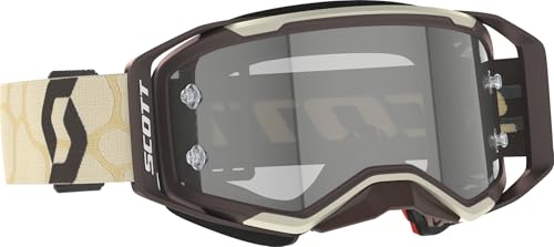 Scott Prospect 2.0 Sand Dust Ls Mx Goggle Cross/Mtb Occhiali Marrone/Beige/Light Sensitive Grigio Works