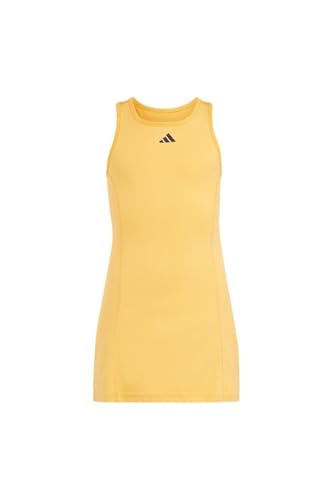 Adidas Bambina Club Tennis Dress, Hazy Orange, 13-14 Years