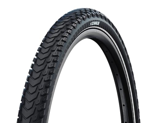 Schwalbe Pneumatico Marathon Mondial, Nero/Riflettente, Raceguard, 27,5 X 2,25 (57-584)