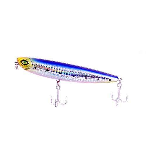 Jatsui Artificiale Da Spinning Sw Zoro, Colore Bsp Pesca, Bianco/Blu/Fucsia, 120 Mm
