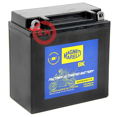 Magneti Marelli 8058045043607, Batteria Mob9B Sigillata Precaricata Unisex Adulto, Multicolore, Taglia Unica