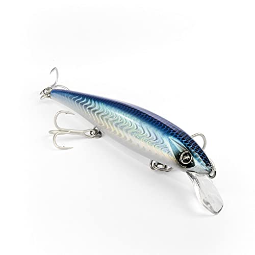 Seaspin Eja 130 - Bullet Artificiale Per La Pesca In Mare, Blu Ayu, 130 Mm