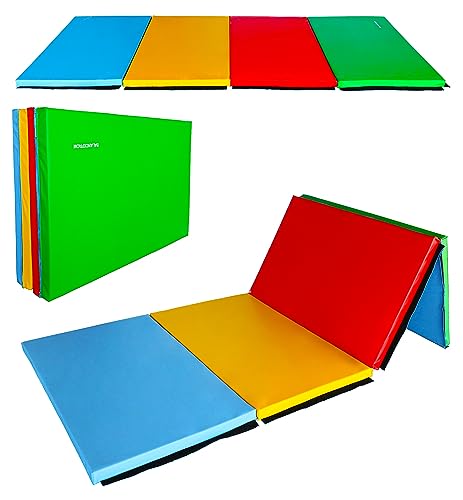 Tappetino Multiuso Extra Spesso Ad Alta Densità, Anti Strappo, Per Ginnastica, Ginnastica, Palestra, Aerobica, Pieghevole, Disponibile In Diversi Colo