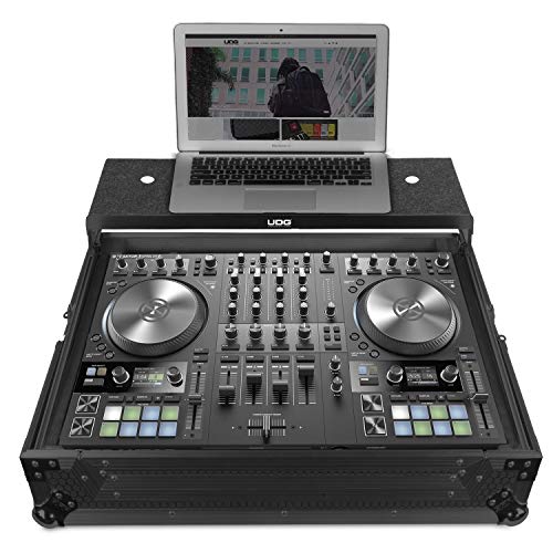 Udg U91064Bl Ultimate Flight Case Per Ni Traktor Kontrol S4 Mk3 Supporto Laptop