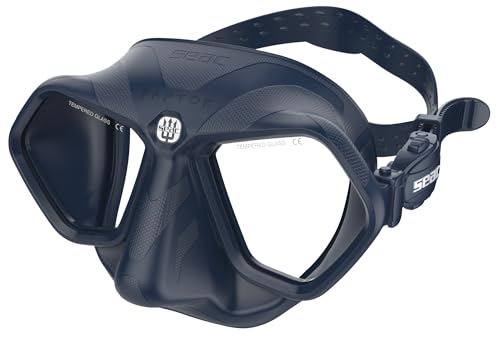 Seac Raptor, Maschera Low Volume Per Apnea E Pesca Subacquea, Blu