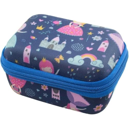 Caseroxx Borsa Per Bambini Adatta Per Vtech Kidizoom Video Studio Hd In Molti Colori E Disegni, Custodia Protettiva, Principessa, Eva-Case, Moderno