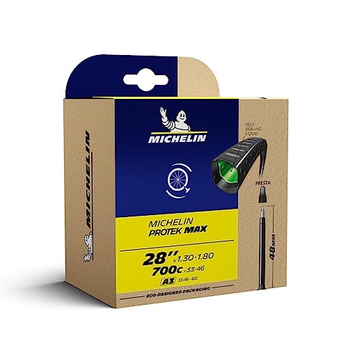 Michelin Protek Max A3 Presta 40Mm 32/42X622 Camera D'Aria, Nero