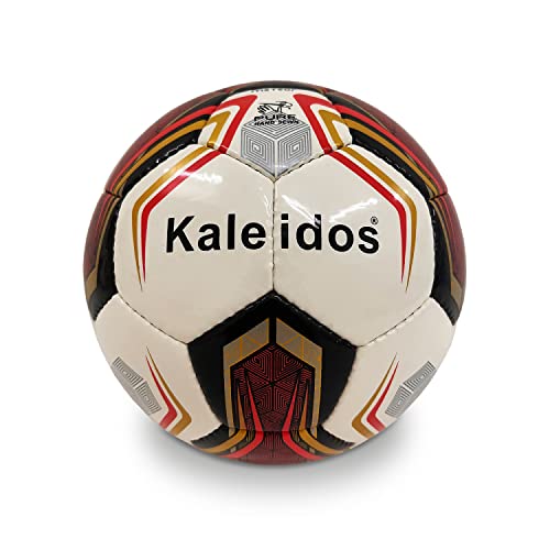 Mondo Sport - Pallone Da Futsal Meteor R.C. Kaleidos - Misura 4 Professional - 440 G - Bianco Grigio Oro - 13605