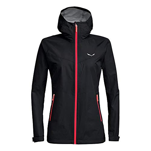 Salewa Puez (Aqua 3) Giacca, Donna, Nero (Black Out/6080), 40/34