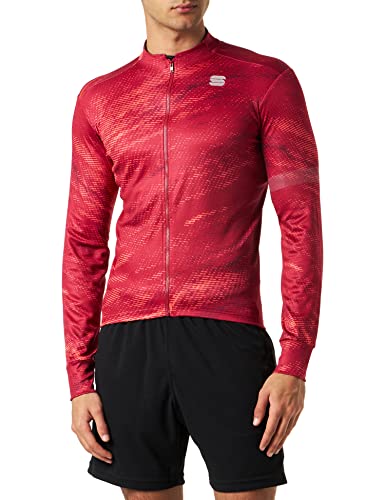 Sportful 1122501 Cliff Sup Th Jrs T-Shirt Uomo Red Rumba Pompelmo Red Wine M