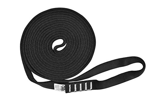 Kong Anello Di Fettuccia Aro Sling Tubular, Nero, 120 Cm