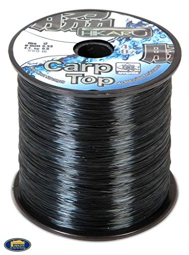 Lineaeffe Filo Da Pesca Hikaru Carp Top-Black 750 M D. 0.40 Mm In Nylon Ideale Per Lo Spinning Surfcasting Carpfishing Trota Lago Resistente Al Nodo C