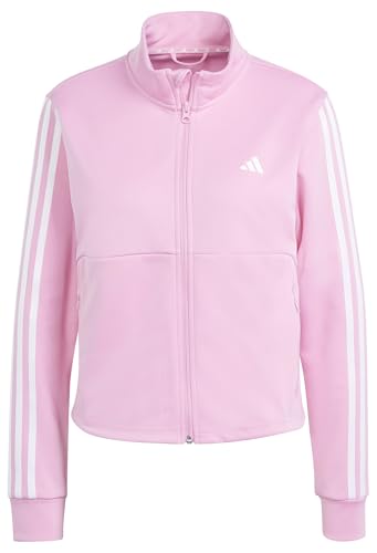 Adidas Donna Aeroready Train Essentials 3-Stripes Track Jacket, Bliss Pink, M