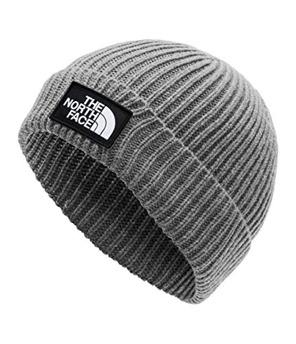 The North Face Nf0A3Fjxdyy Tnf Logo Box Cuffed Beanie Berretto Unisex Adulto Medium Grey Heather Taglia Os