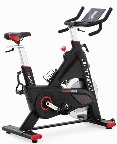 Jk Fitness Jk544【Spin Bike Magnetica Con Volano Da 22Kg】Cyclette Professionale Da Casa, Resistenza Manuale Micrometrica, Connessione App Zwift & Kinom