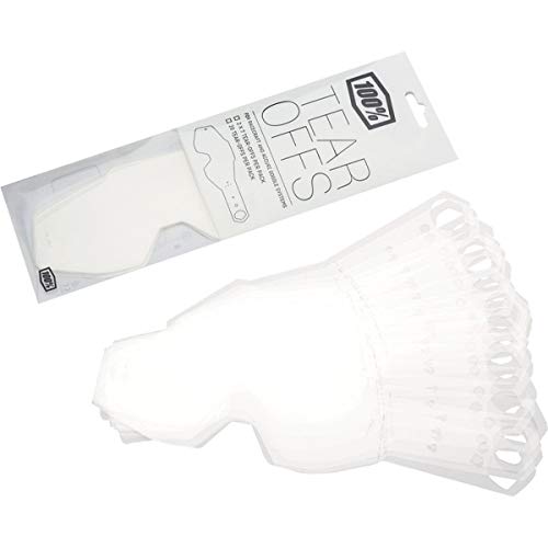 Unbekannt Standard 100% Tear Off Batteriari Racecraft Occhiali Strata, 50 Pezzi, Trasparente, Taglia Unica (51011-013-02)