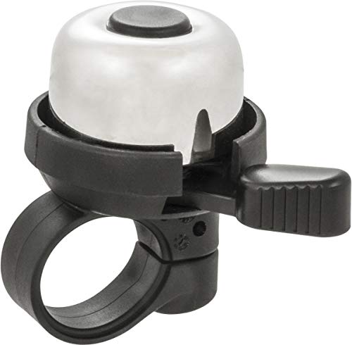 M-Wave Bella Ding Dong, Campanello Per Bicicletta. Unisex Adulto, Argento