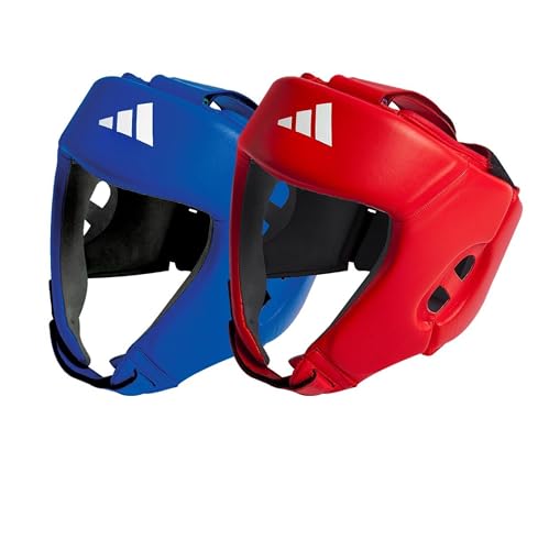 Adidas Aiba Boxing Headguard, Protezione Per La Testa Unisex-Adulto, Blu, Xl