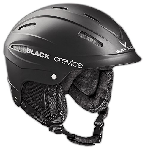 Black Crevice Casco Da Sci Ischgl I Casco Da Sci Antiurto Dal Design Sportivo In Diversi Colori I Casco Da Sci Uomo & Donna I Casco Da Snowboard I Cas
