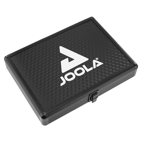 Joola Caso Alu Bat, Custodia In Alluminio Con Inserto In Schiuma Per 1 Racchetta Da Ping-Pong E 3 Palline Tennis Da Tavolo, Nero, 30 X 22 X 22 Cm