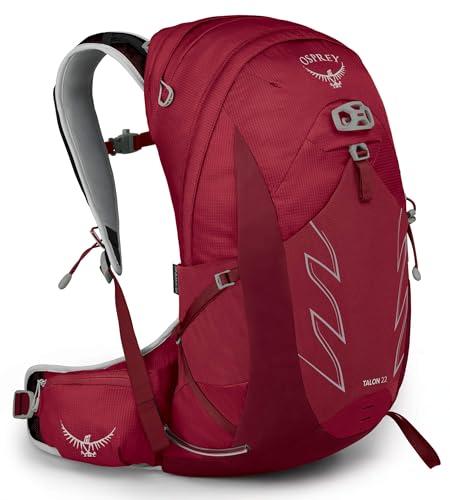 Osprey Talon 22 Zaino Da Hiking Per Uomo, Cosmic Red - S/M