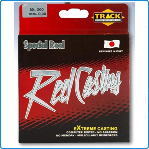 Track Line Lenza Red Casting 0.20Mm 300Mt Lb8.50 Pesca Surfcasting Bolognese