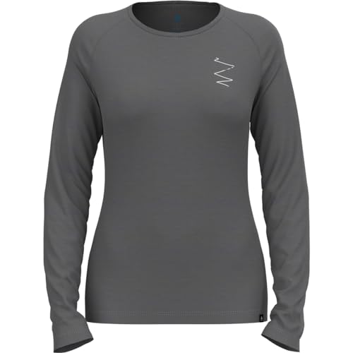 Odlo Donna Maglia A Maniche Lunghe Ascent Merino 200 Breaking Trail
