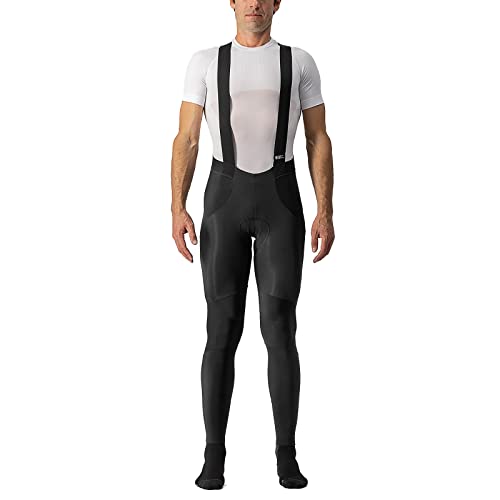 Castelli Sorpasso Ros Bibtight, Pantaloncini Ciclismo Uomo, Black, L