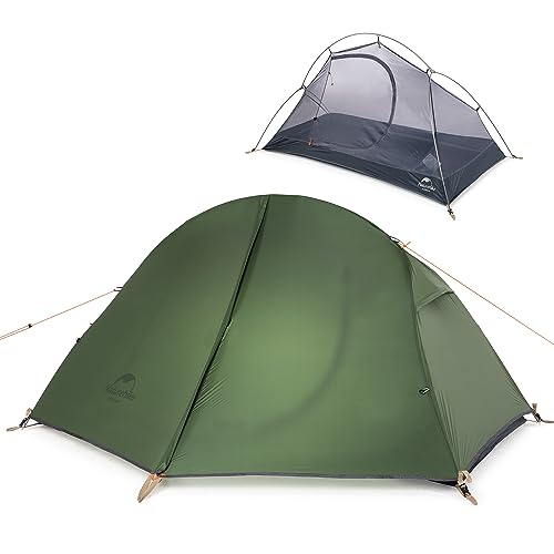Naturehike Tenda Portatile Ultraleggera Per 1 Persona Tende Da Campeggio Ed Escursionismo Tenda Antipioggia Doppio Strato Adatto Per Ciclismo/Escursio