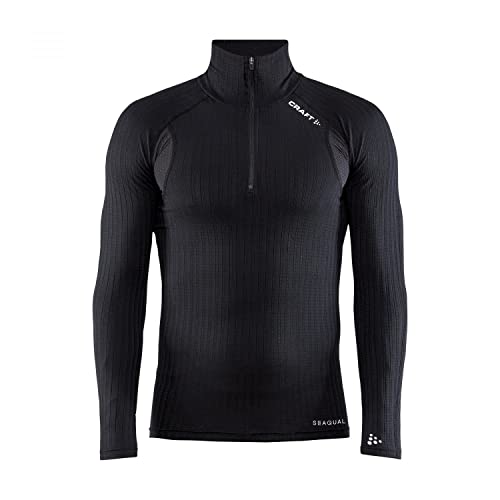 Craft Active Extreme X Zip Ls M, Top Uomo, Nero, L
