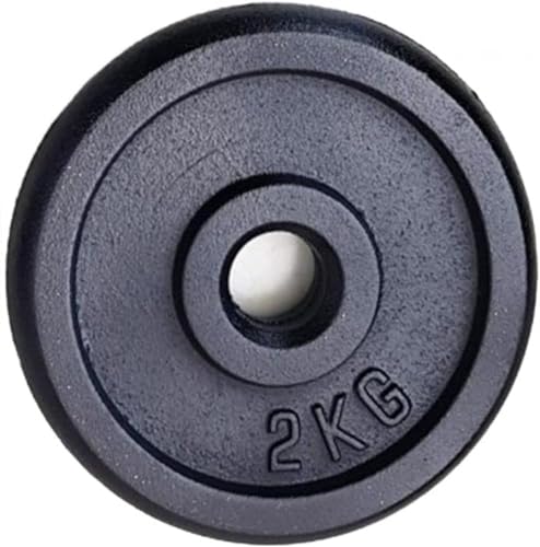 Dischi In Ghisa Da 1 A 20 Kg Coppie Foro 25 Mm Per Bilancieri E Manubri Palestra (5, Chilogrammi)