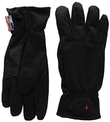 Cmp, Guanti Softshell Da Donna, Nero, Xs