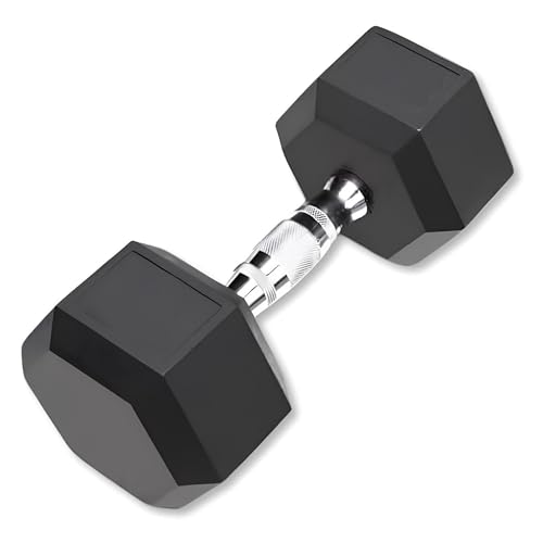 Donatif Manubrio Esagonale Gommato 2,5 A 60 Kg, Dumbbells Manubri Palestra In Ghisa, Manubrio Palestra E Home Gym Per Allenamento Muscolare, Dumbbell
