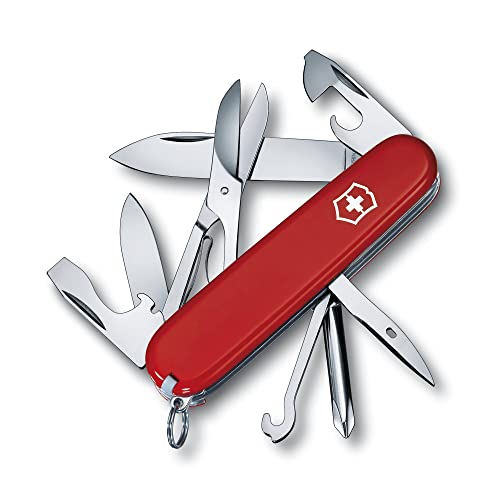 Victorinox, Super Tinker, Coltellino Svizzero, Originale, Multiuso, Campeggio, 14 Funzioni, Lama, Grande, Apriscatole