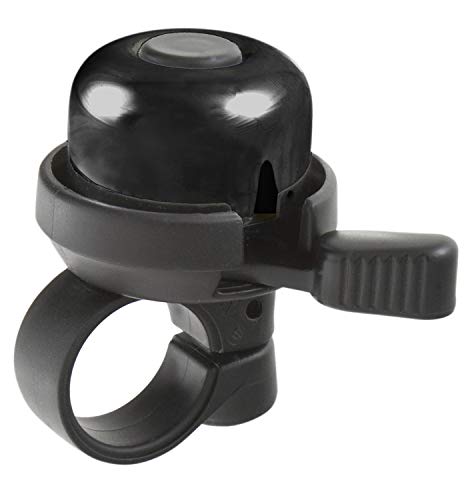 M-Wave Bella Ding Dong, Campanello Per Bicicletta Unisex Adulto, Nero