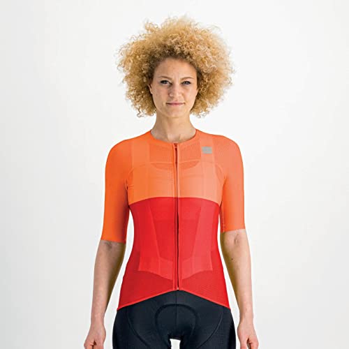 Sportful 1122014 Pro W Jersey Maglia Lunga Donna Chili Red Pompelmo M